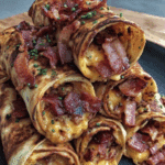 Garlic Butter Bacon Rollups Recipe