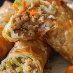 Chicken Coleslaw Egg Rolls Recipe