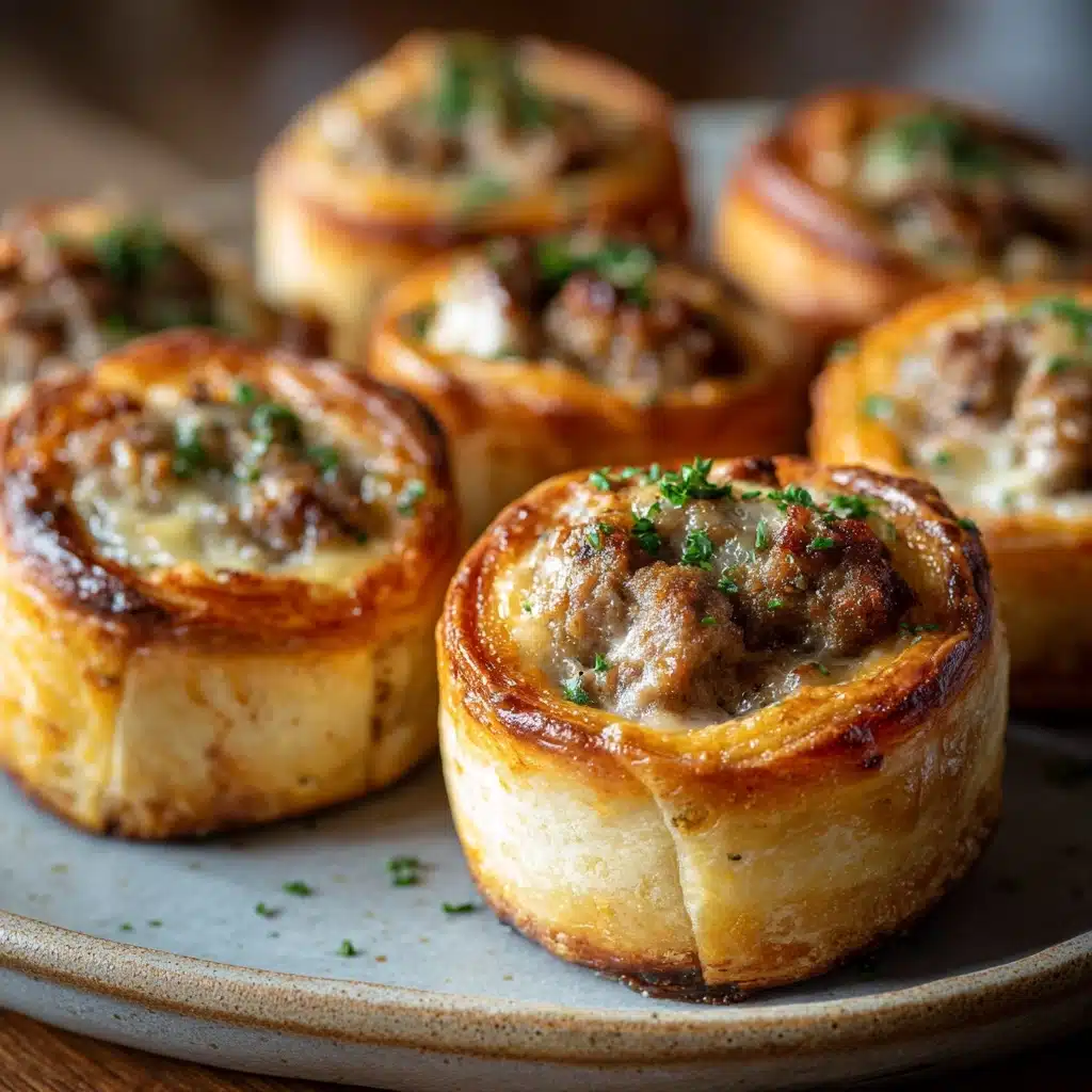 Sausage and Cream Cheese Pinwheels Recipe