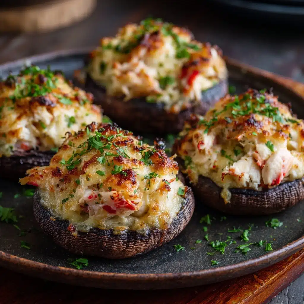 Crab-Stuffed Mushrooms Recipe - Recipe Image