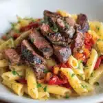 One-Pot Zesty Steak Pasta Recipe