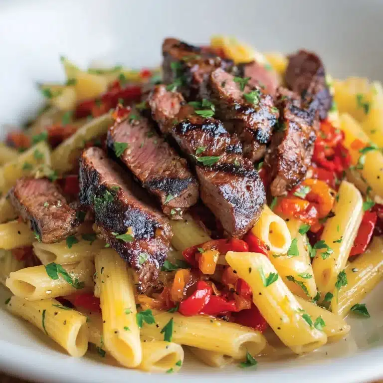 One-Pot Zesty Steak Pasta Recipe