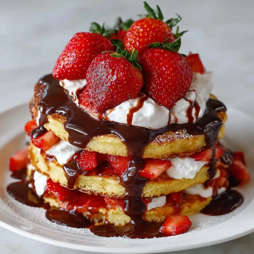 Strawberry Nutella Crepe Cake Recipe - Recipe Image