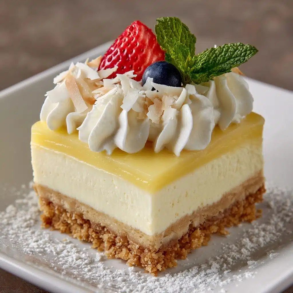 Vanilla Custard Cream Squares Recipe - Recipe Image