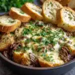 Pot Roast Beef Philly Cheese Steak Dip Recipe