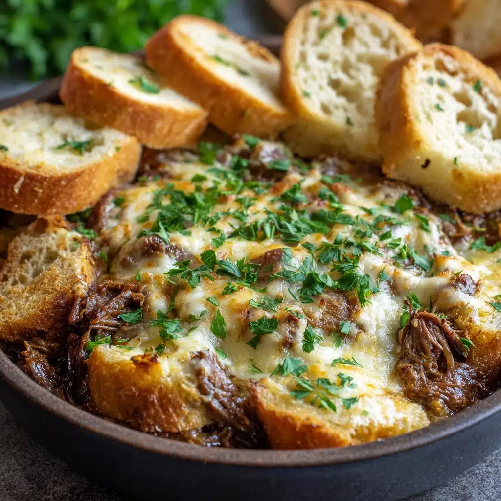 Pot Roast Beef Philly Cheese Steak Dip Recipe