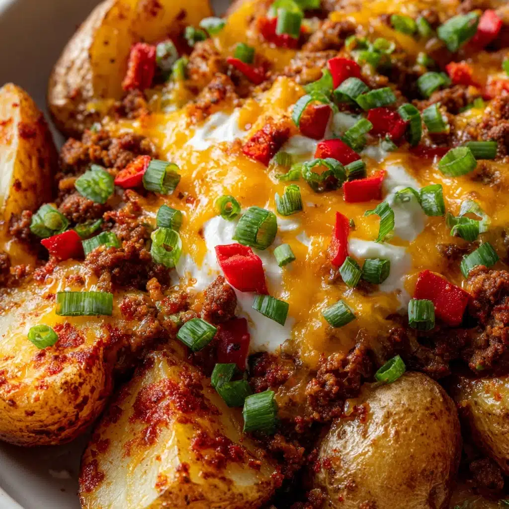 Cheesy Taco Potatoes Recipe