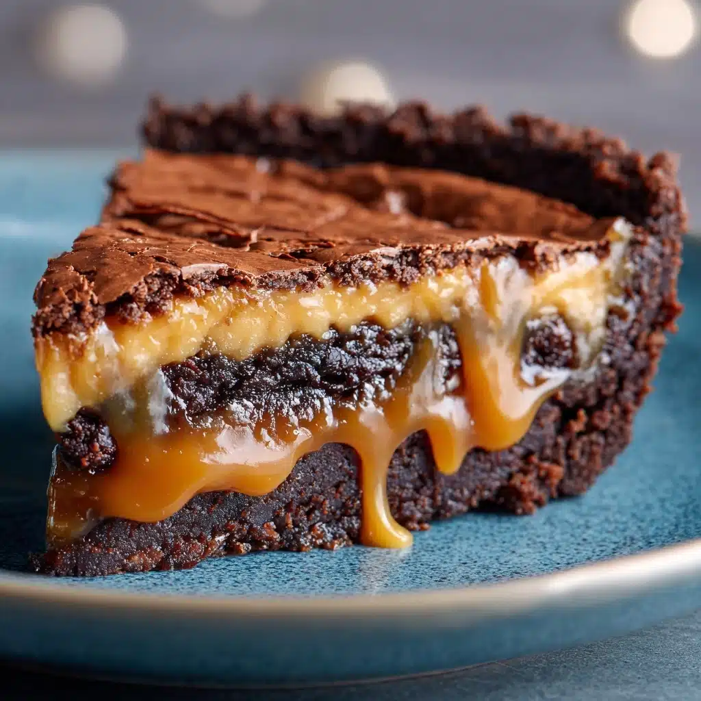 Caramel Brownie Pie Recipe - Recipe Image