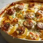 Creamy Sausage & Potato Bake Recipe