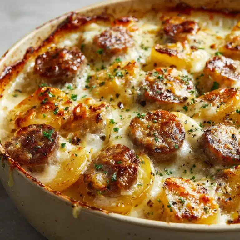 Creamy Sausage & Potato Bake Recipe