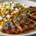 Grilled Hot Honey Chicken with Sweet Corn Salad Recipe
