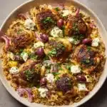 Mediterranean Chicken & Rice Skillet Recipe
