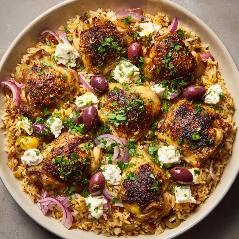 Mediterranean Chicken & Rice Skillet Recipe