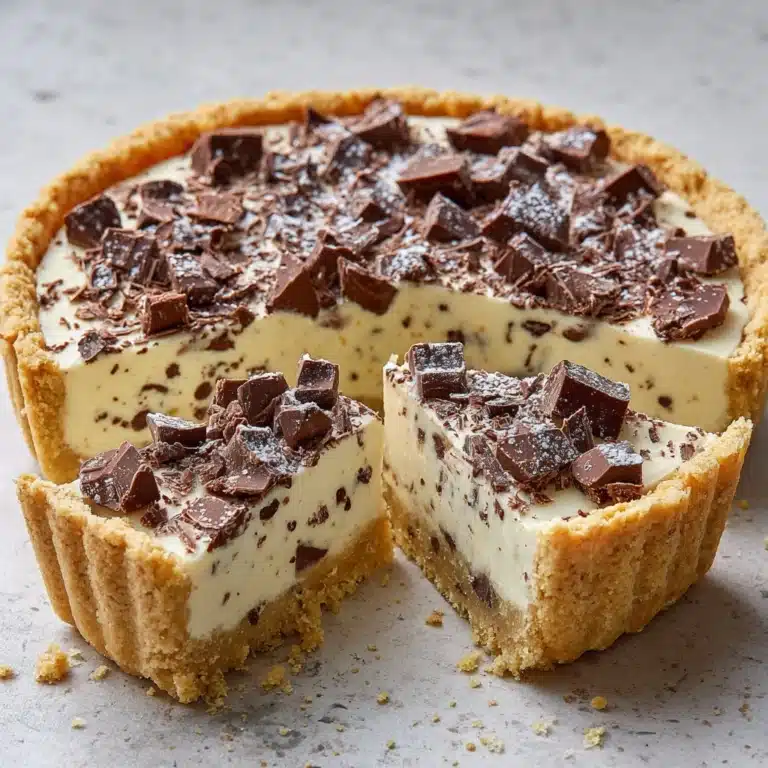 Chocolate Chip Cannoli Pie Recipe