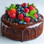 Easy Chocolate Fudge Cake Recipe