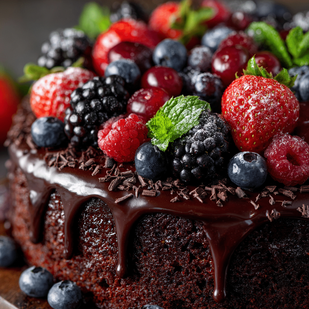 Easy Chocolate Fudge Cake Recipe - Recipe Image
