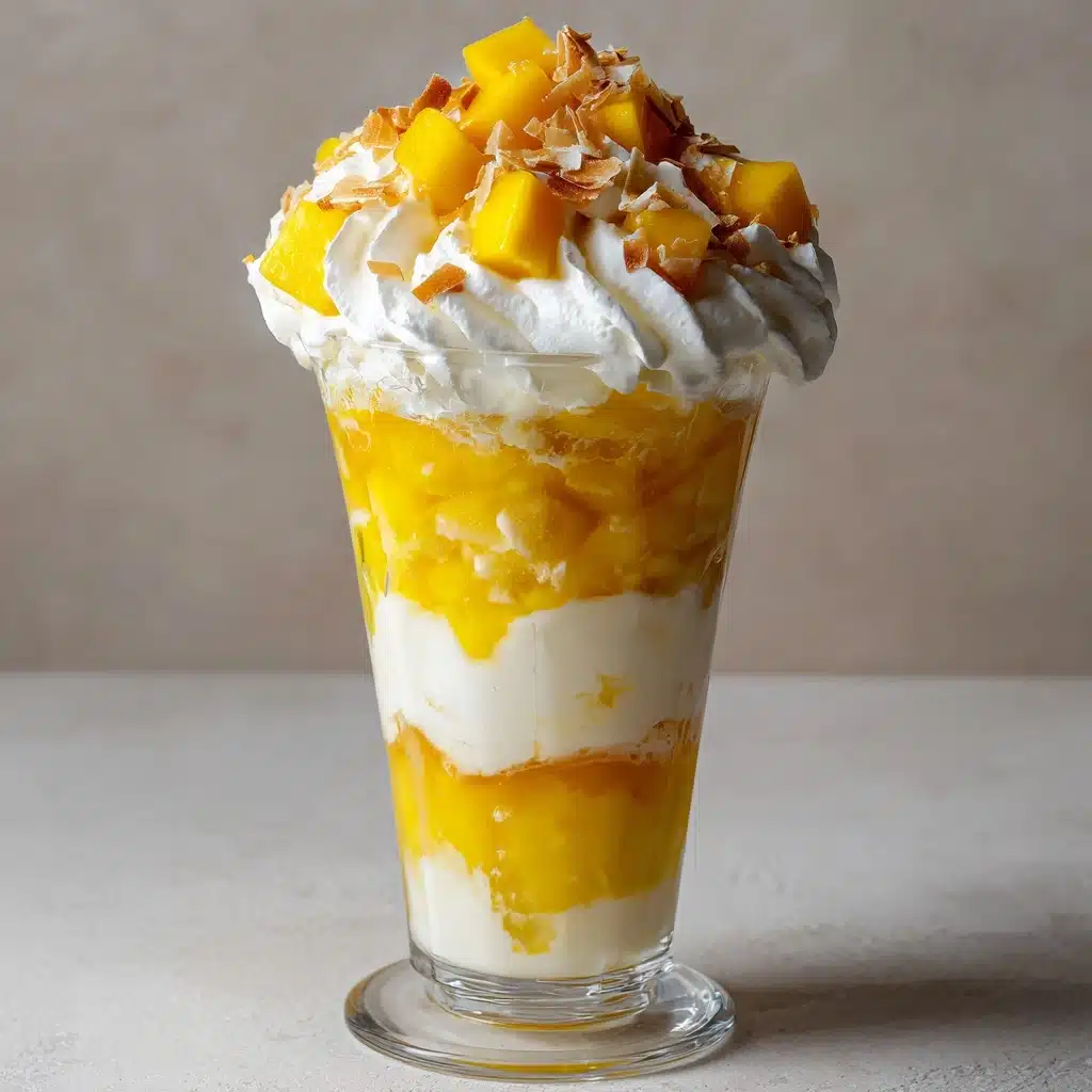 Mango Coconut Float Milkshake Recipe