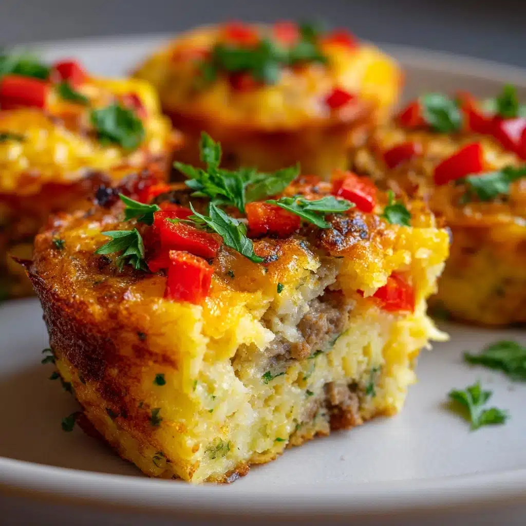 Sausage Hash Brown Egg Muffins Recipe - Recipe Image