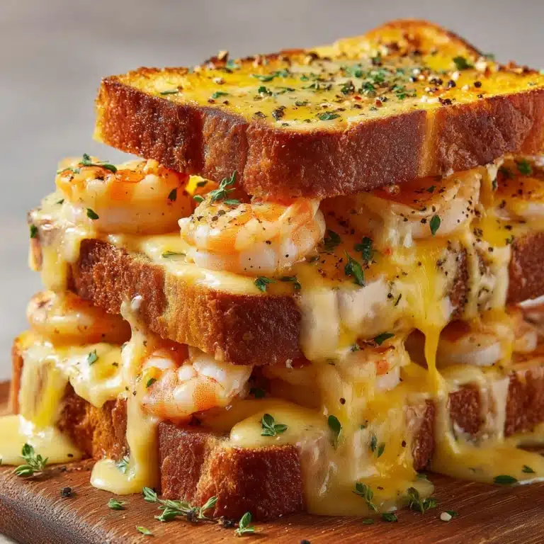 Ultimate Shrimp and Cheese Toast with Garlic Bread Recipe