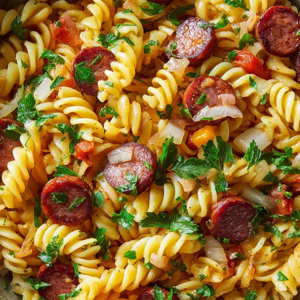 One Pot Kielbasa Pasta Recipe - Recipe Image