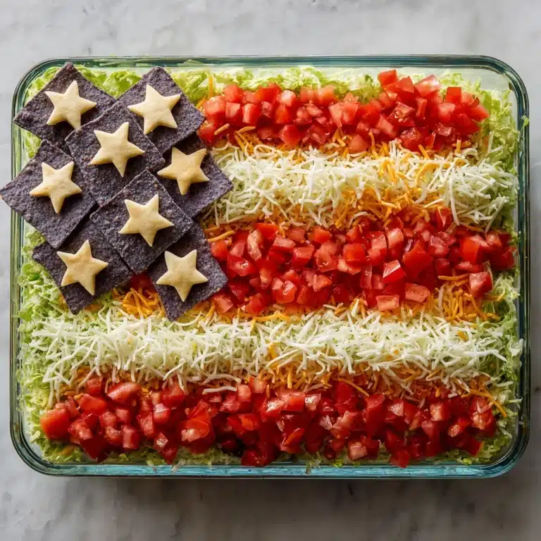 Taco Salad Flag Recipe