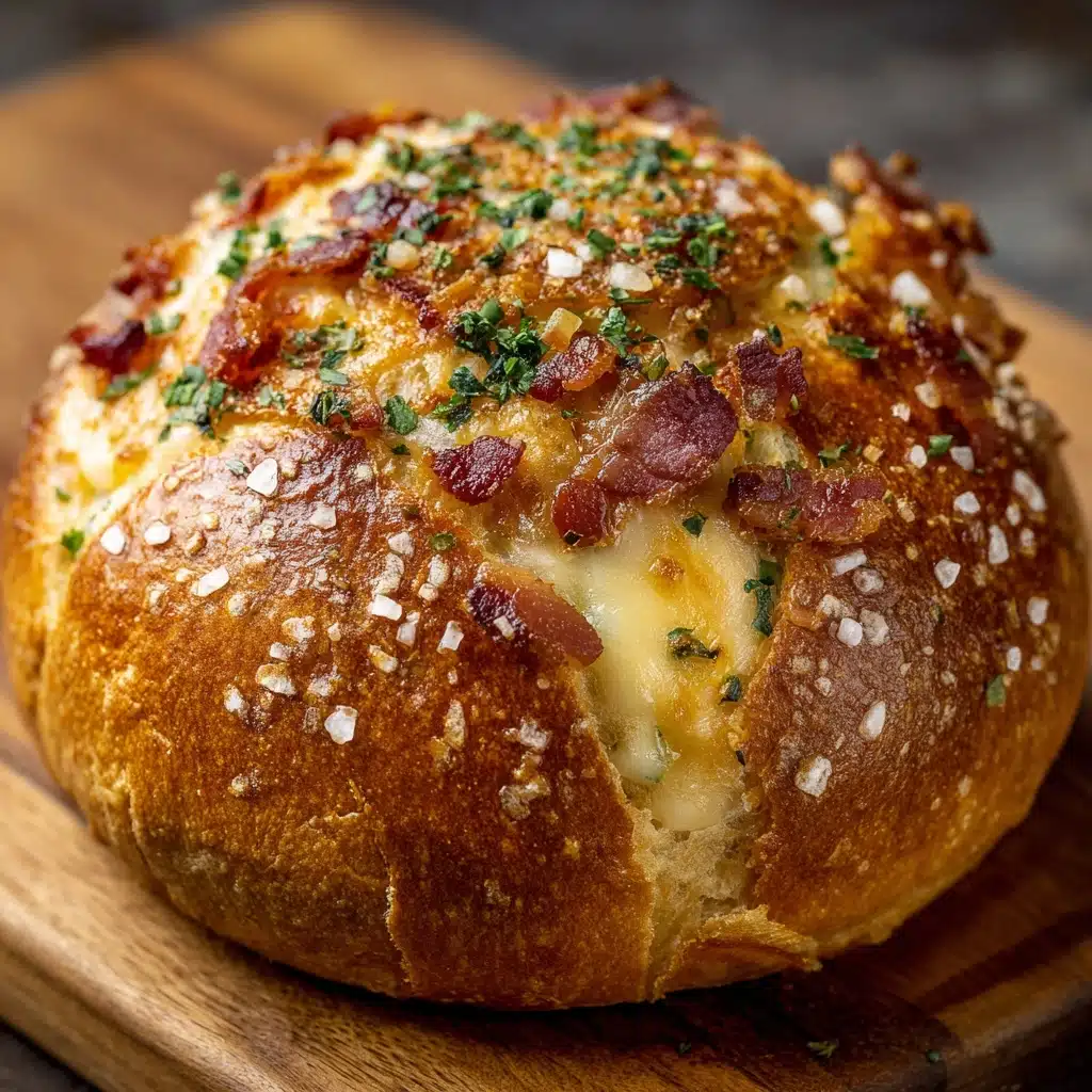 Stuffed Breakfast Pretzel Rolls Bursting with Savory Goodness Recipe - Recipe Image