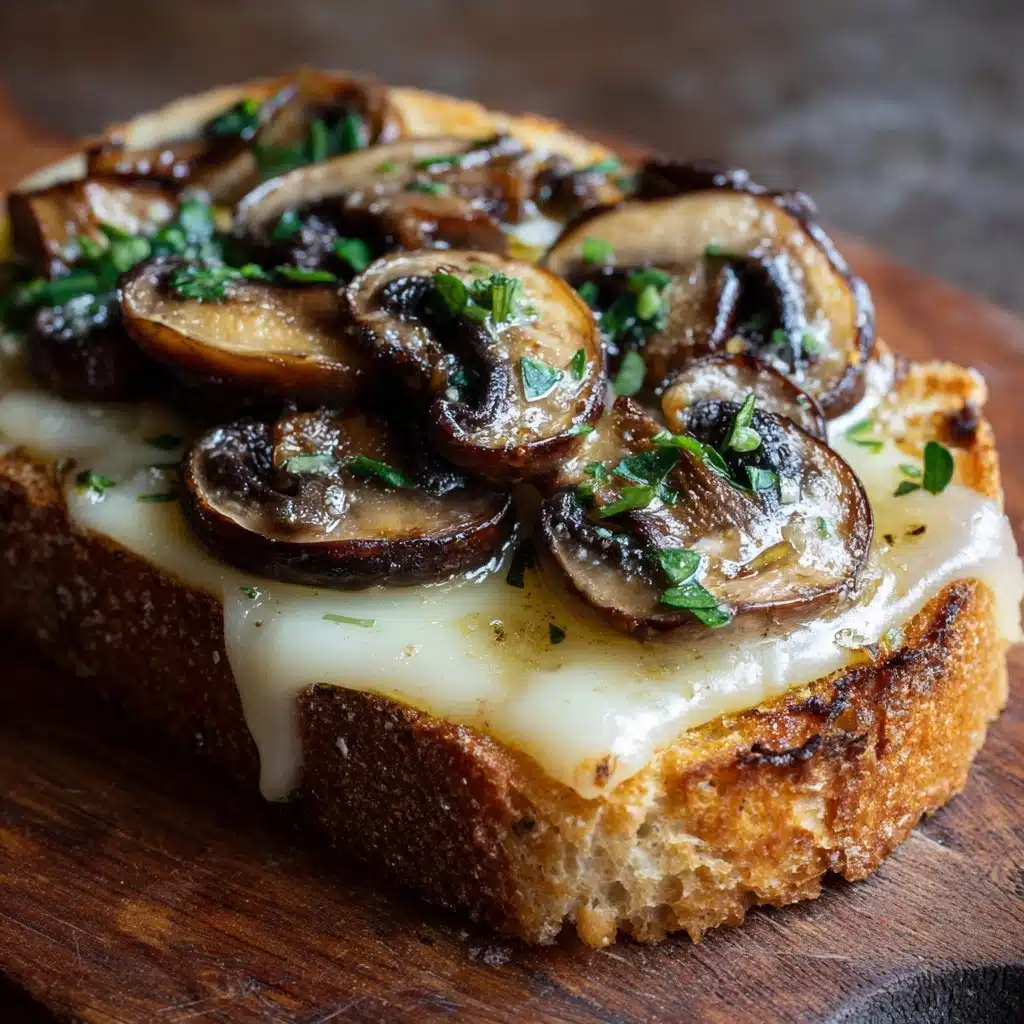 Mushroom and Gruyère Crostini Recipe - Recipe Image