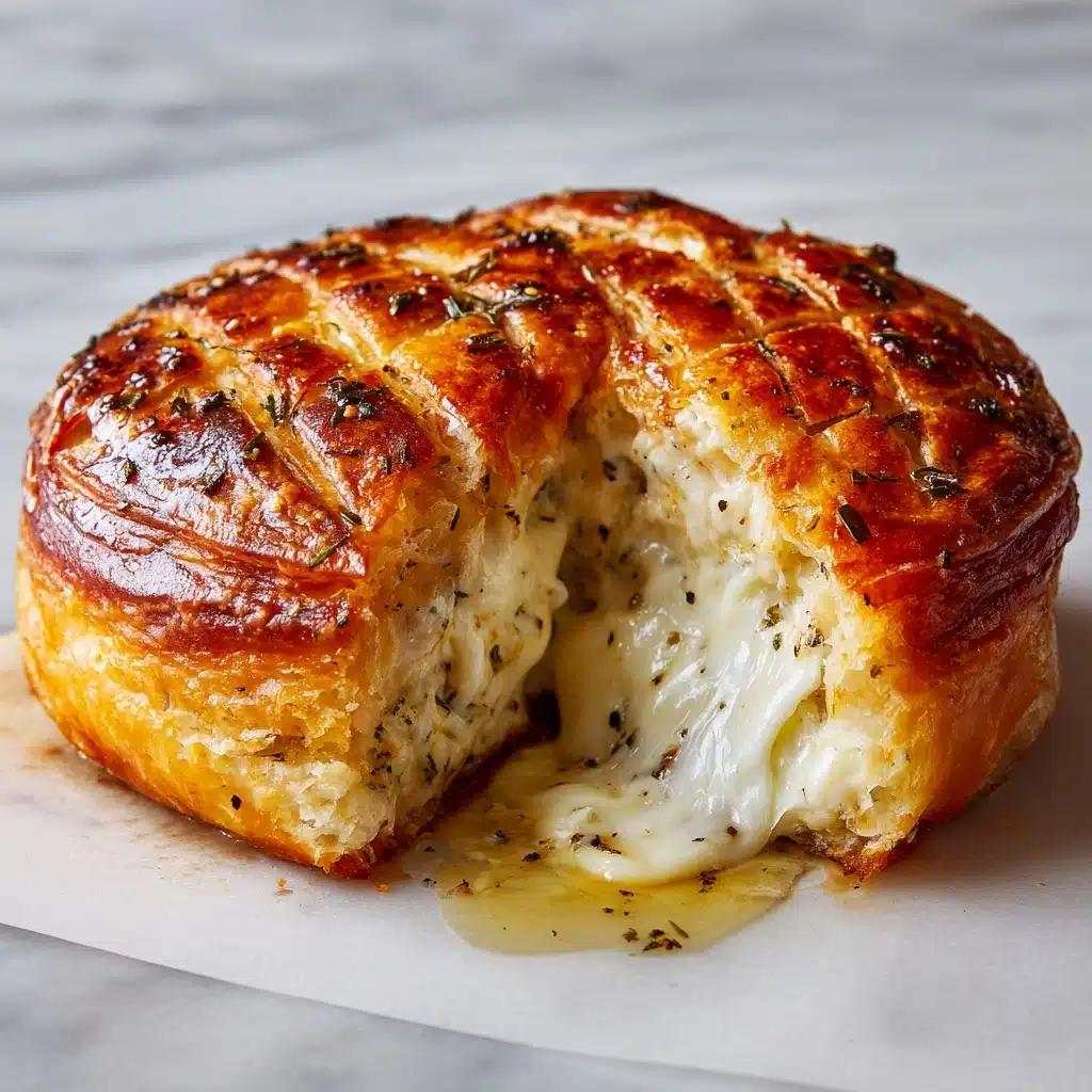 Lemon Curd Herbed Baked Brie Recipe - Recipe Image