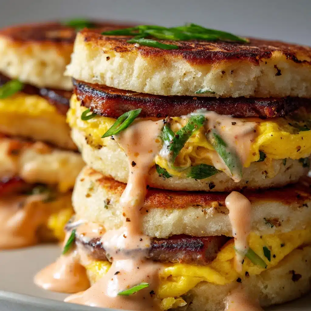 Spicy Chipotle Egg Breakfast Sandwiches Recipe - Recipe Image