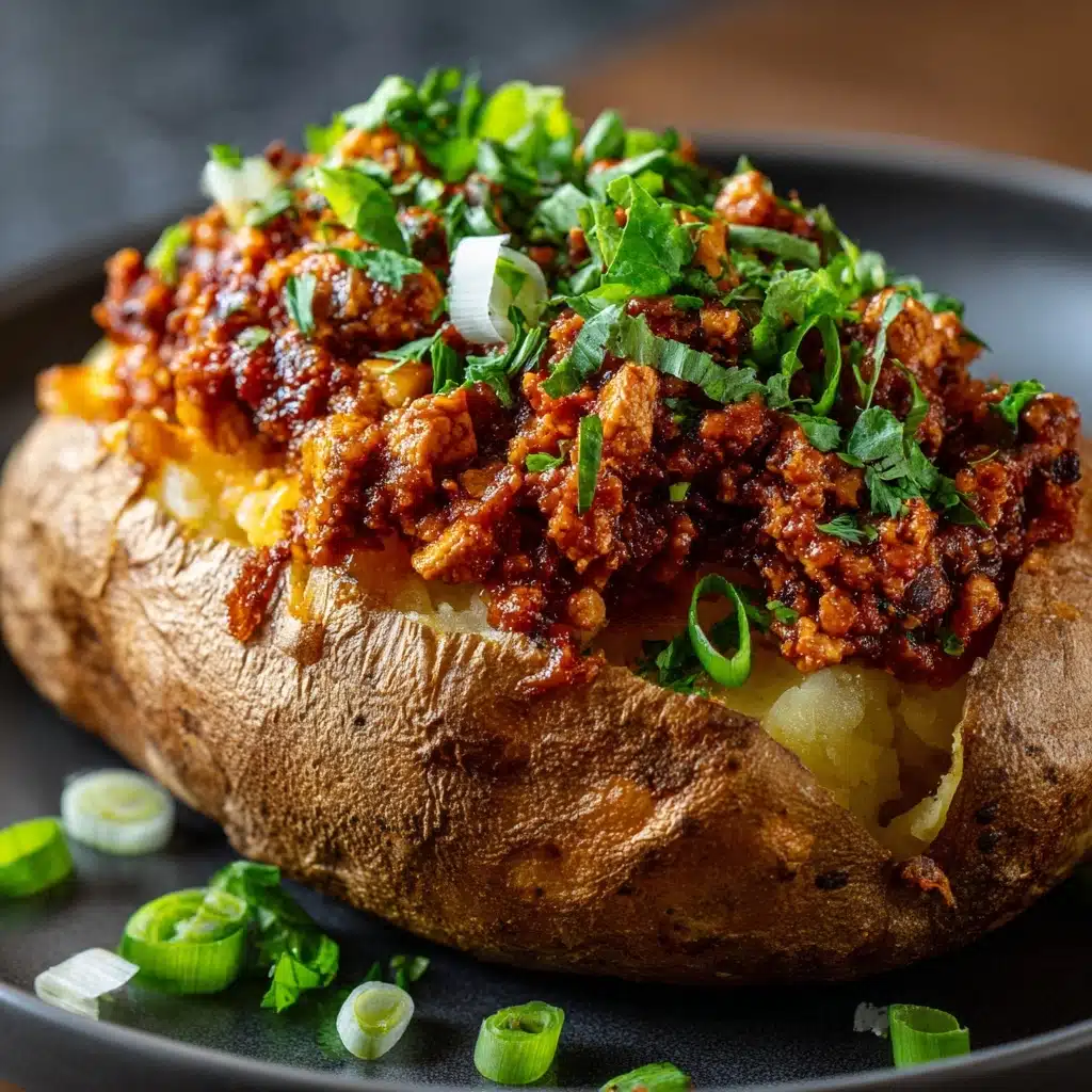 Barbecue Tempeh Stuffed Potatoes Recipe - Recipe Image