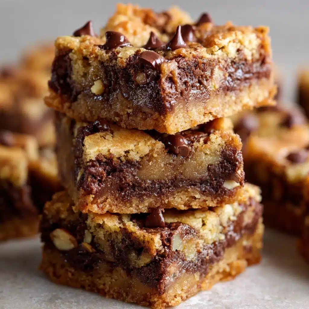 Gooey Chocolate Chip Cookie Bars Recipe - Recipe Image