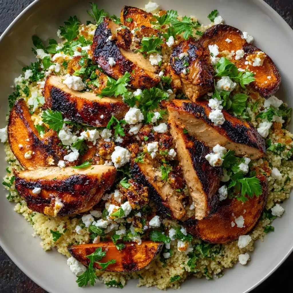 Baked Chicken with Crispy Feta & Vinaigrette Recipe