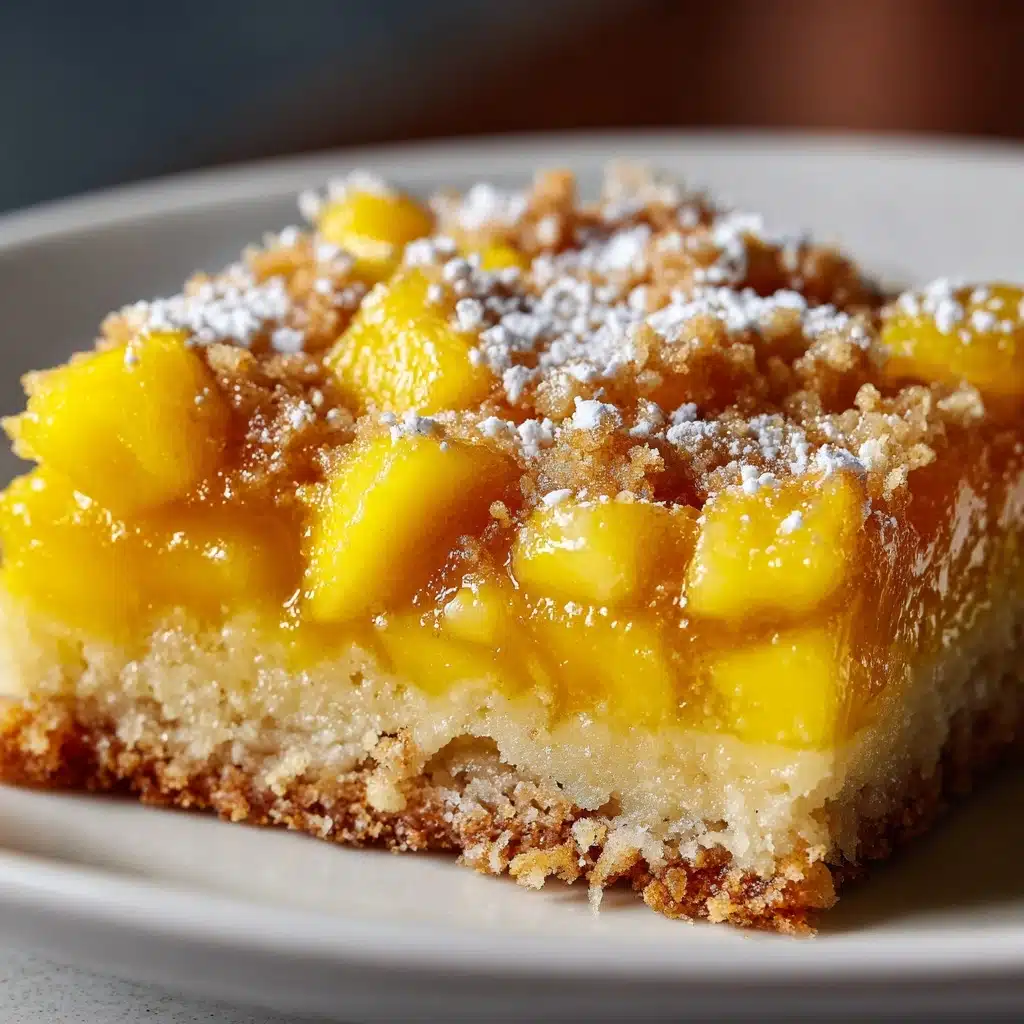 Mango Bars with Lime Glaze Recipe - Recipe Image
