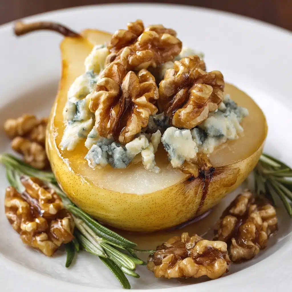 Blue Cheese Stuffed Pears Recipe - Recipe Image