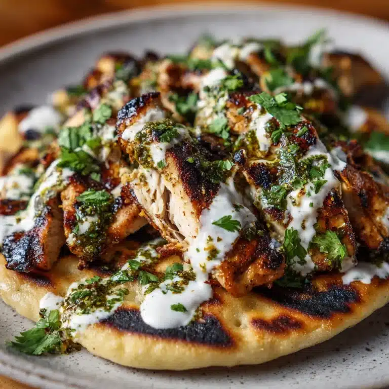 Chicken Shawarma with Yogurt Sauce Recipe