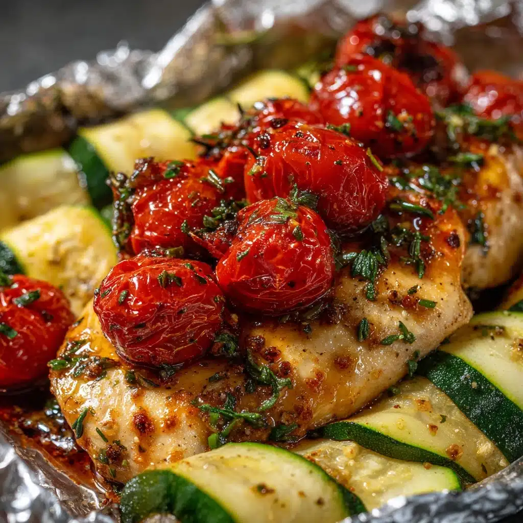 Honey Mustard Chicken Foil Packets Recipe - Recipe Image