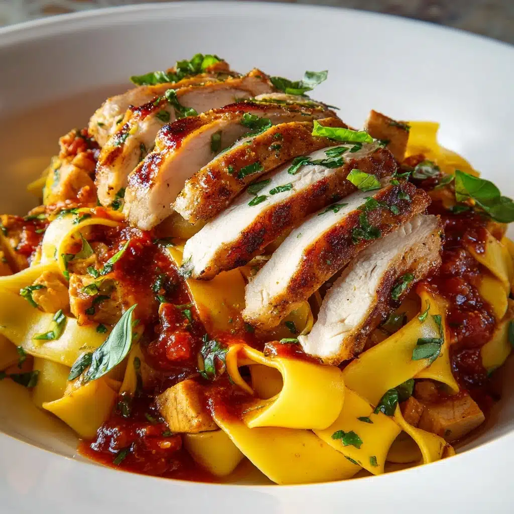 Chicken Boscaiola Pasta Recipe - Recipe Image