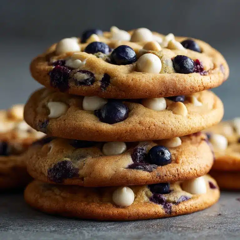 Lemon Blueberry White Chip Cookies Recipe
