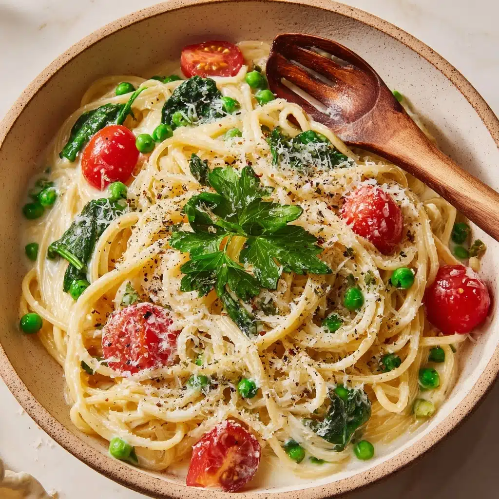 White Sauce Spaghetti Recipe - Recipe Image