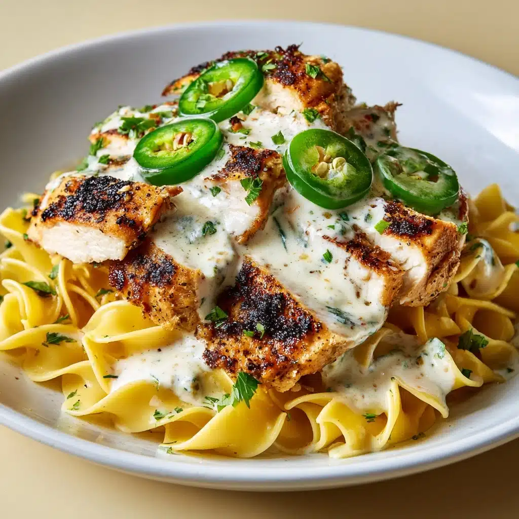 Creamy Jalapeño Popper Chicken Spaghetti Recipe