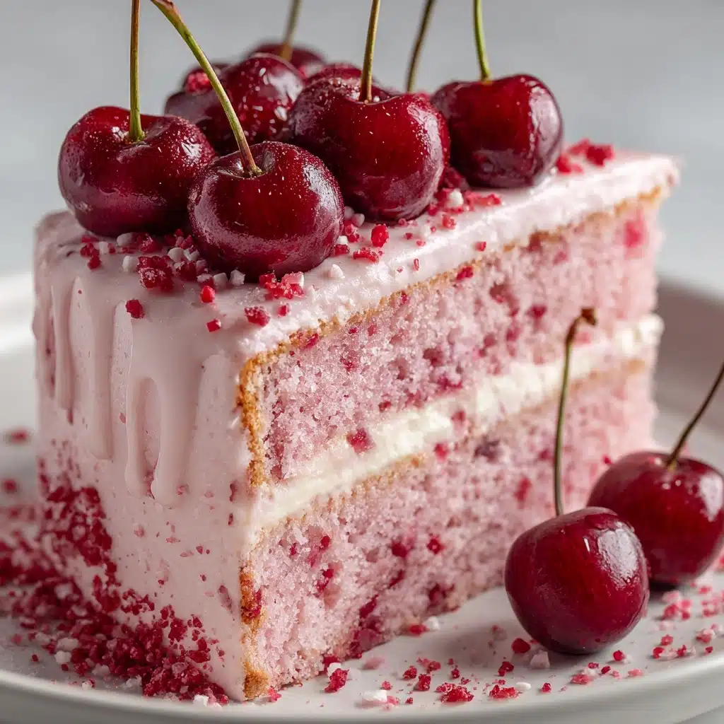 Cherry Cake with Cherry Cream Cheese Frosting Recipe