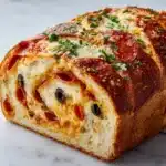 Pepperoni Black Olive Stromboli Recipe for Easy Dinner Recipe