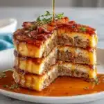 Truffle Butter Cheeseburger Pancake Sliders Recipe