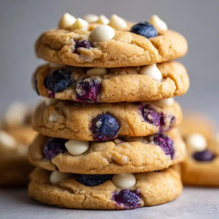 Lemon Blueberry White Chip Cookies Recipe