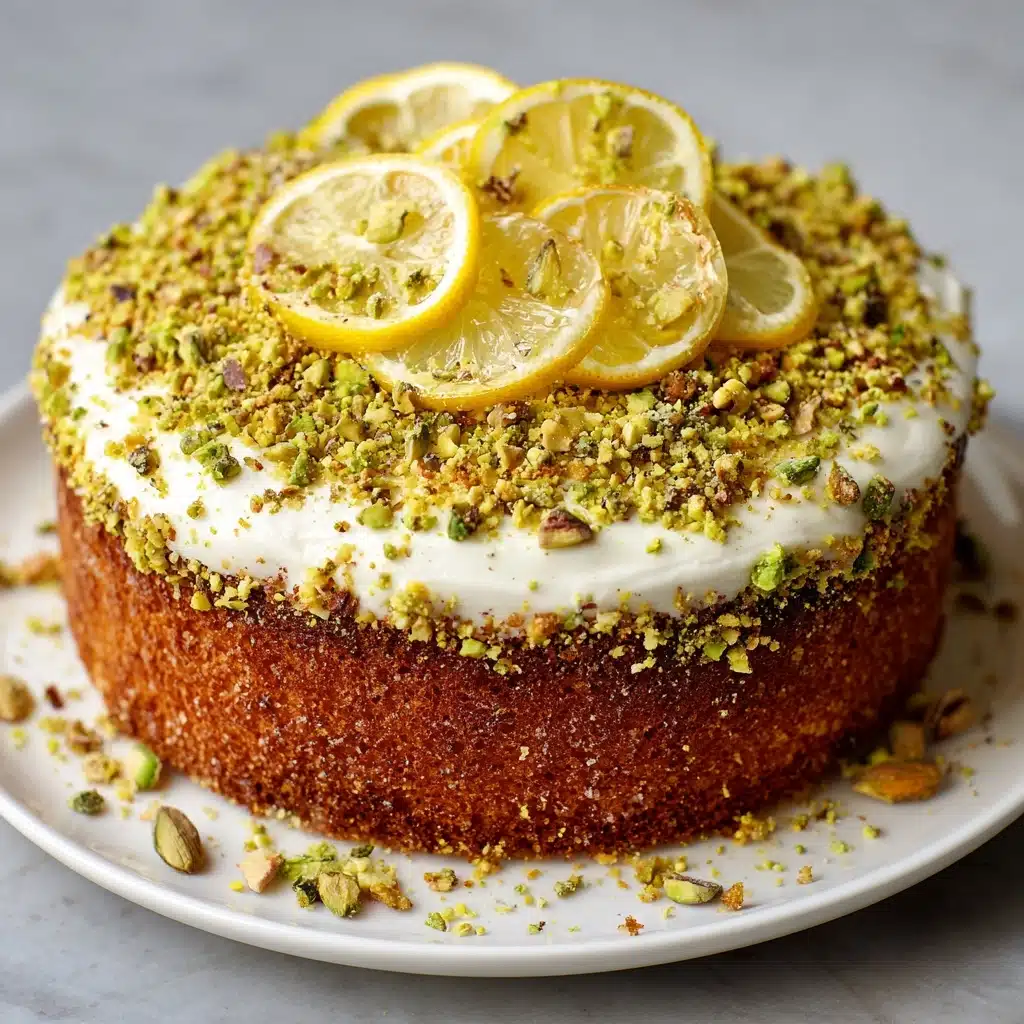 Lemon Pistachio Cake Recipe - Recipe Image