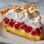 Rhubarb Meringue Pie Recipe with Fluffy Topping Recipe
