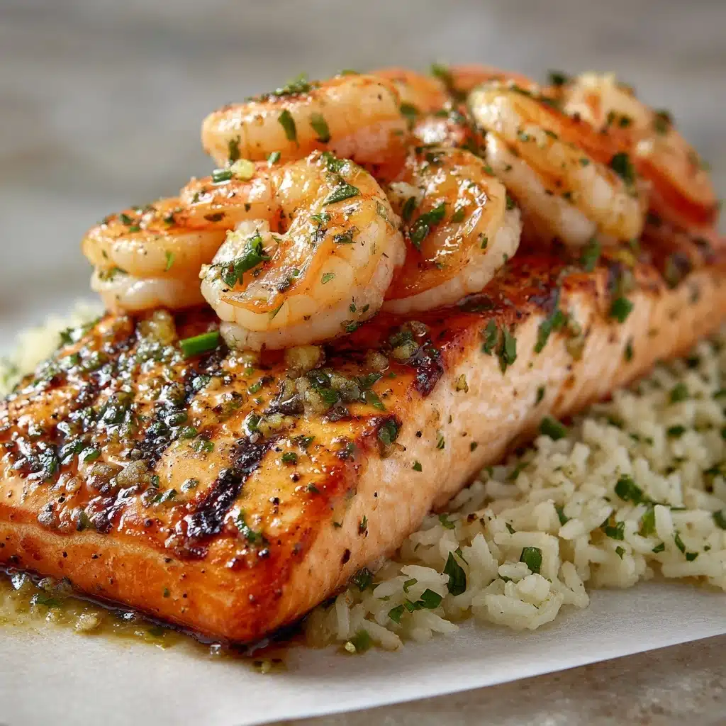 Crab & Shrimp Stuffed Salmon Recipe - Recipe Image