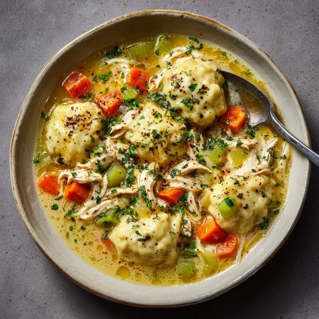 Creamy Chicken Stew and Dumplings Recipe