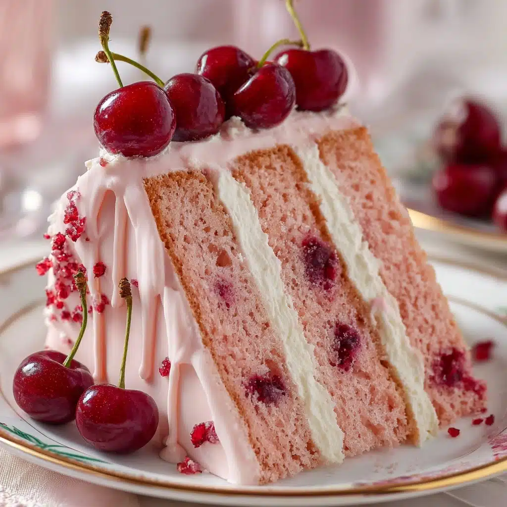 Cherry Cake with Cherry Cream Cheese Frosting Recipe