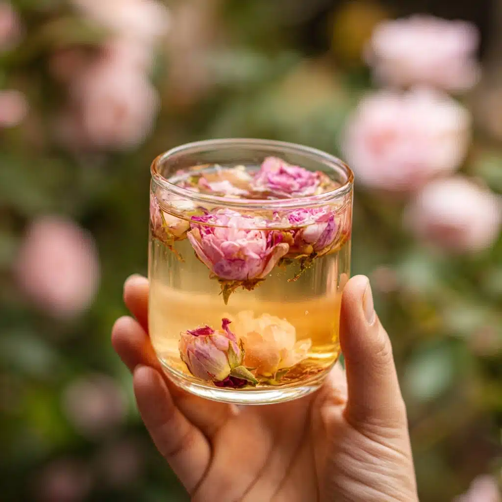 Rose Simple Syrup Recipe - Recipe Image